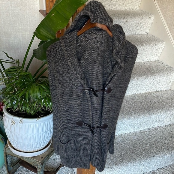 MARV Alpaca Wool Chunky Knit Cardigan - Picture 1 of 11